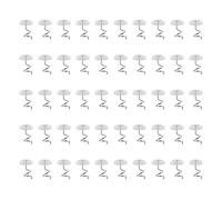 Fafeims Upholstery Pins with Clear Head for Bedskirt, Upholstery and Slipcovers, 30/50pcs DIY Twist Pins for Repair (50Pcs)