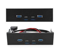 Fafeims USB 3.1 Gen2 Front Panel High-Speed 10G Optical Drive Expansion for Desktop Accessories and Computer Parts Black 1 Unit