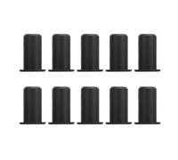 Fafeims Wall Feedthroughs for Cables, Cable Management Set Ensures a Arrangement, 10 Pieces (Black)