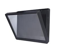 Fafeims Wall Mount Tablet Case for Shower Use with Anti Fog Feature, Suitable for Phones and Tablets, 1 Unit (9802B Black)