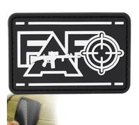FAFO PVC Morale Patch -Protected by F Fuck Around and Find Out Tactical Patches with Hook and Loop,Funny Patch for Vest Backpacks Hat Jackets,3D Rubber Security Patch,Dog Patches for Harness