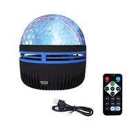 FAFOUR 2 in 1 Northern Lights & Ocean Wave Light with 14 LED Effects for Bedroom, USB Voice Controlled Ball Light