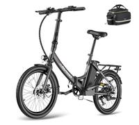 Fafrees F20 LIGHT Electric Bicycle, 20 Inch Folding Electric Bike, 36V/16.75 Ah/603 Wh Battery E-bike, 250W City Electric Bike for Unisex Adults, Black