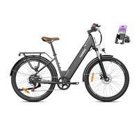 Fafrees F26 Pro Electric Bike for Adults, 26 Inch Low Step Electric Bicycle Pedal Assist EAPC, 36V 16AH Removable Battery, City Ebike for Daily Commuting and Leisure Riding