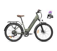 Fafrees F26 Pro Electric Bike for Adults, 26 Inch Low Step Electric Bicycle Pedal Assist EAPC, 36V 16AH Removable Battery, City Ebike for Daily Commuting and Leisure Riding