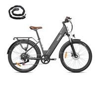 Fafrees F26 Pro Electric Bike for Adults, 26 Inch Low Step Electric Bicycle Pedal Assist EAPC, 36V 16AH Removable Battery, City Ebike for Daily Commuting and Leisure Riding