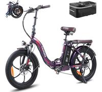 Fafrees Folding Electric Bike UK, 250W Motor,120-150KM Range, 36V 18Ah Battery, Official F20 PRO 20" E-Bike 7-Speed, 25KM/H, Aluminium Alloy Frame for Commuting & Travel