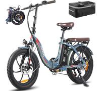 Fafrees Folding Electric Bike UK, 250W Motor,120-150KM Range, 36V 18Ah Battery, Official F20 PRO 20" E-Bike 7-Speed, 25KM/H, Aluminium Alloy Frame for Commuting & Travel