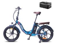Fafrees Folding Electric Bike UK, 250W Motor,120-150KM Range, 36V 18Ah Battery, Official F20 PRO 20" E-Bike 7-Speed, 25KM/H, Aluminium Alloy Frame for Commuting & Travel