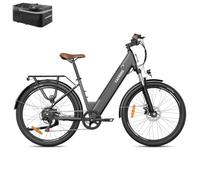 Fafrees Official Electric Bike, 26" City E-Bike 250W, 110KM Range, 36V 16Ah Battery, F26 Pro Electric Bicycle for Adults with 7-Speed, 25km/h, UK Warehouses