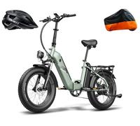 Fafrees Official Electric Bike, Folding E-Bike 48V 10.4Ah*2 Batteries, 160KM Range, FF20 Polar 20" x 4.0" Fat Tires Electric Bicycle for Adults, Aluminum Frame, 150KG Load, Free Helmet & Cover