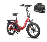 Fafrees Official Electric Bike for Adults,130KM Range, UK Legal Folding E-Bike 250W, 36V 16AH Removable Battery, 7-Speed, 20 inch City & Mountain Electric Bicycle,Lightweight & Portable