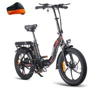 Fafrees Official Electric Bike for Adults,130KM Range, UK Legal Folding E-Bike 250W,36V 16AH Removable Battery, 7-Speed, 20 inch City & Mountain Electric Bicycle,Lightweight & Portable