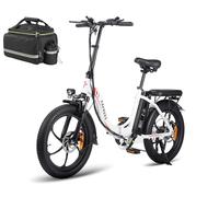 Fafrees Official Electric Bike for Adults,130KM Range, UK Legal Folding E-Bike 250W,36V 16AH Removable Battery, 7-Speed, 20 inch City & Mountain Electric Bicycle,Lightweight & Portable