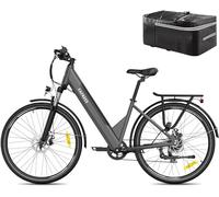 Fafrees Official F28 Pro Electric Bike UK, 110KM Range, City E-Bike 250W for Adults, Removable 36V 14.5Ah Battery, 27.5" Anti-Slip Tires, APP Control, 7-Speed & IP54 Waterproof