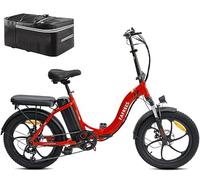 Fafrees Official Folding Electric Bike,130KM Range, 250W Motor, UK Legal E-Bike for Adults, 36V 16AH Removable Battery, 7-Speed, 20 inch City & Mountain Electric Bicycle,Lightweight & Portable