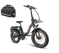 Fafrees Official Store Electric Bike F20 Max 20" Folding Ebike, 48V 22.5Ah Battery, Electric City Bicycle for Adults, Unisex Commuter Bike, 140-160KM Range, Adjustable 25KM/H Speed