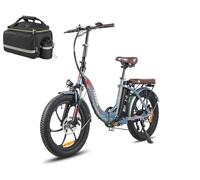 Fafrees Official Store F20 PRO 20*3.0 inch Fat Tire Folding Electric Bike 250W City EBike, Commuter E Bike with 18AH 36V Removable Battery, Smart Electric Bicycle with Height Adjustable, Unisex Adult