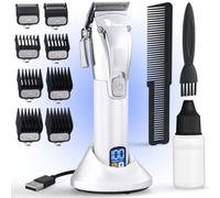 Fagaci Hair Clippers for Men Professional with Precise Cutting, Turbo Power Professional Barber Clippers Cordless, Powerful Motor Fade Mens Hair Clipper Set, Precision Blades Haircut Machine Kit