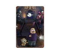 FAGERERO Horror Month 2024Wall Decor Art Metal Tin Poster Modern Bar Decorations30x20cm