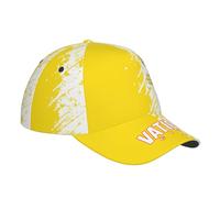 FAGIUCHI Vatican City Flag Grain Baseball Caps 3D Printing Hat for Ourdoor Hiking Cycling Black
