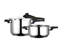 Fagor Pressure Cooker 2 Units 4-6l Silver