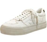 Faguo, Walnut Platform S25CF0901, Women's Basket_Fashion_Low Beige, Whi00, 6 UK