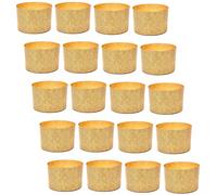 FAH FAMILY AT HOME Panettone Mold 500g, 20pcs - Professional Natural Pure Cellulose Paper Forms for Baking Paska, Kulich, Panettone Baking Forms, Heat Resistant up to 200°C