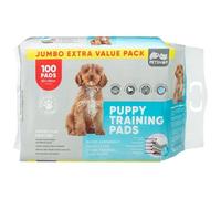 FAHAAM 100Pk Puppy Training Pads, Retina Pet Products Puppy Pads, Jump Up Puppy Pads, Earth-Friendly Puppy Pads, Dog Pads, Training Pads Mats for Younger Pets, Small Puppy Pads, Dog Training Pads.