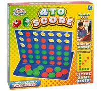 FAHAAM 4 to Score Family Strategy Board Game, Connect 4 Discs Game, Mini Family & Plane Activity Toy for Kids & Adults, Perfect Educational family Garden Games for Boys & Girls. (27 x 27 x 6cm)