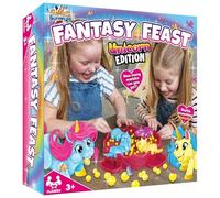 FAHAAM Assorted Games Bonanza Children's Game kids Board Games Bundle with 2-4 Players Games kids Bundle Kids Toys Educational Children's game Toys for Boys Girls. (27x6x27cm) (Fantasy Feast Unicorn)