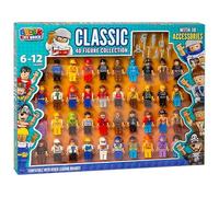 FAHAAM Brick-by-Brick Classic Mini Figure Set - 40 Pack with 10 Accessories Compatible Building Toys 40pk Figures Set Toys for Kids Compatible with Major Brick Brands Children Birthday Gifts for Kids.
