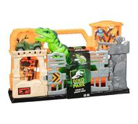 FAHAAM Dino Adventure Park Playset with T-Rex, Vehicle and Action Figures, Jurassic World Toy Set Learning Animals Toy Dinosaur Playset Dinosaur Toys for Kids Christmas Birthday Gift for Boys Girls.