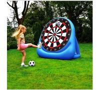 FAHAAM Kids Giant Inflatable 5ft Football Target | Bullseye Soccer Game for Outdoor Fun |Durable and Portable Soccer Training Aid for Children(L32 x W32 x H15cm)