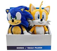 FAHAAM Kids The Hedgehog Official Plush Toys 2pk, Children Plush Toy, Soft Cute Hedgehog Teddy, Stuffed Doll, Figure Knuckles Shadow Plush Doll for Boys Girls Surprise, Christmas & Birthday Gift.