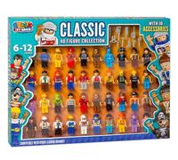 FAHAAM New|| Brick-by-Brick Classic Mini Figure Set - 40 Pack with 10 Accessories | Compatible with Major Brick Brands | Toy Figures Collection 4 Kids/Birthday/Xmas Gifts