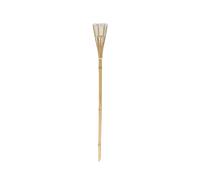 FAHAAM Outdoor Torch Citronella Candle, Bamboo Tiki Torch with Glass Cup Holder, Garden Fire Torches , Outdoor Paraffin Oil Lamp, Citronella Tiki Torch, Garden Lighting Traditional Tiki Torches.