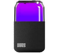 FAHAAM Portable LED Bluetooth Speaker with 4 RGB light modes, Bluetooth Compatible, Portable & Compact, Colourful Design, portable Wireless Speaker Waterproof Outdoor Speaker for Home/Travel (Black)