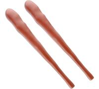 Fahacop 2 Pieces 19 Inch Plastic Caveman Bat Men's Plastic Caveman Stick for Halloween Costume Cosplay Party Caveman Club Prop