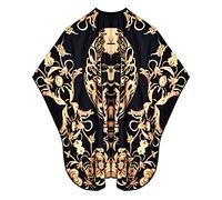 FaHaner Barber Cape for Men, Haircut Cape with Snap Closures, Professional Salon Cutting Cape,Large Waterproof Hairdresser Gown Apron for Hairstylist