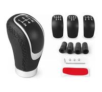 FAHBSTR Car Gear Knob 5/6 Speed Universal Manual Car Gear Stick Shift Knob Modified Stick R Gearshift Head Set Gear Stick Knob Car Shift knob(Black)