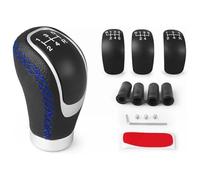 FAHBSTR Car Gear Knob 5/6 Speed Universal Manual Car Gear Stick Shift Knob Modified Stick R Gearshift Head Set Gear Stick Knob Car Shift knob(Blue)