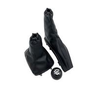 FAHBSTR Car Gear Knob 5 Speed Car Handbrake Gear Gaiter Dust Cover Case Lever Shift Knob for Opel for Astra II G for Zafira A 1998-2010(3pcs)