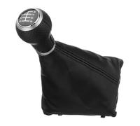 FAHBSTR Car Gear Knob for A4 S4 8K A5 8T Q5 8R S-Line 2007-2015 6 Speed Car Manual Gear Shift Knob PU Leather Gaiter Boot Cover