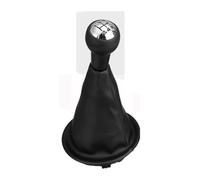 FAHBSTR Car Gear Knob for Berlingo III 2008-2021 PU Leather Car Interior 5 Speed Gear Shift Knob Gaiter