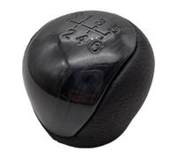 FAHBSTR Car Gear Knob for Hyundai for Elantra 2008 C2009 2010 2011 2012 5 6 Speed Car Shift Gear Knob Manual MT Shifter Lever Head Handball(6s Silver)