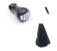 FAHBSTR Car Gear Knob for P&eugeot 106 206 306 406 107 207 307 407 for C5 for Senna C2 PU Leather Cover Gear Stick Gaiter Shift Lever Boot(G)