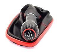 FAHBSTR Car Gear Knob for VW for G&olf 4 IV MK4 5/6 Speed 12mm Gear Shift Knob Lever Shifter Gaiter Boot(3 6 Speed)