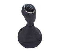 FAHBSTR Car Gear Knob for VW for Transporter T5 T5.1 T6 Gp 2003-2015 5/6 Speed Gear Stick Shift Knob Gator Boot Cover Case(Combo 5 Speed)