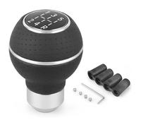 FAHBSTR Car Gear Knob Universal Gear Shift Knob 5 Speed for M8 M10 M11 M12 Shift Lever Gear Level Knob Shift Head Car Shift knob(Silver)